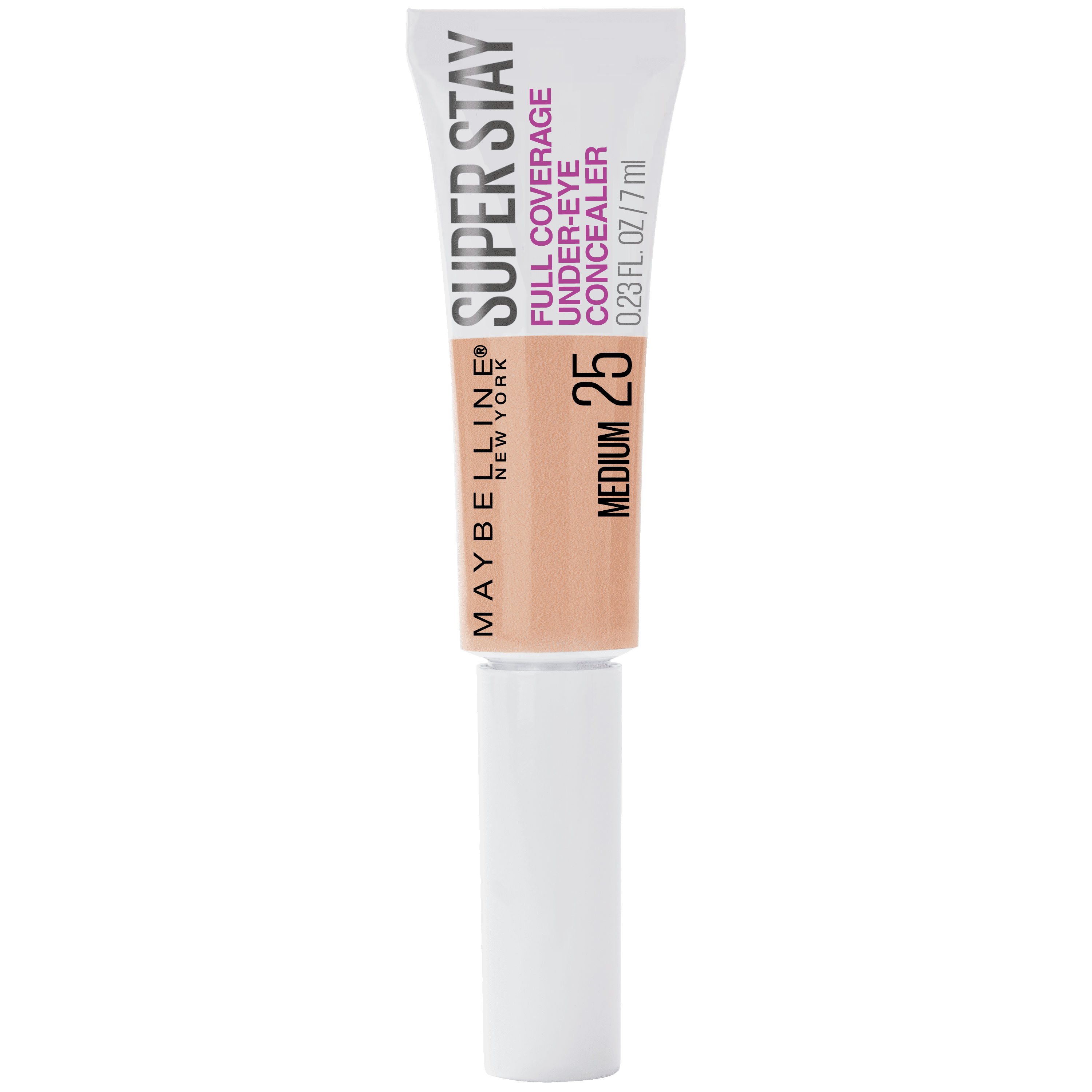 Maybelline Super Stay Under Eye Concealer Liquid, Medium 25, 0.23 fl oz