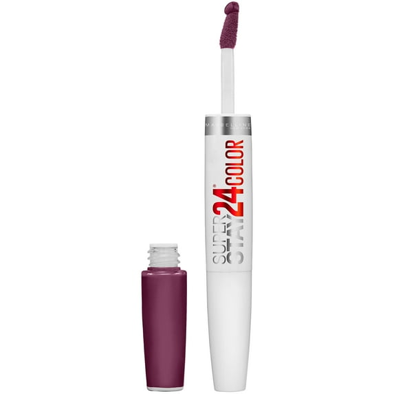 Maybelline SuperStay 24 2-Step Liquid Lipstick, Extreme Aubergine