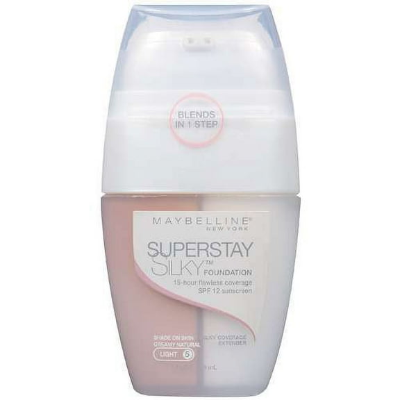 Maybelline SuperStay Silky Foundation SPF 12 Creamy Natural (Light 5)