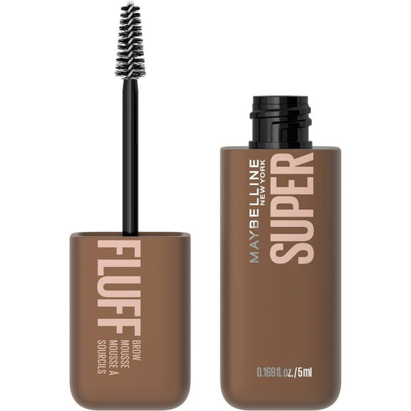 Maybelline Superfluff Volumizing Eyebrow Gel Mousse, Soft Brown, 0.17 fl oz