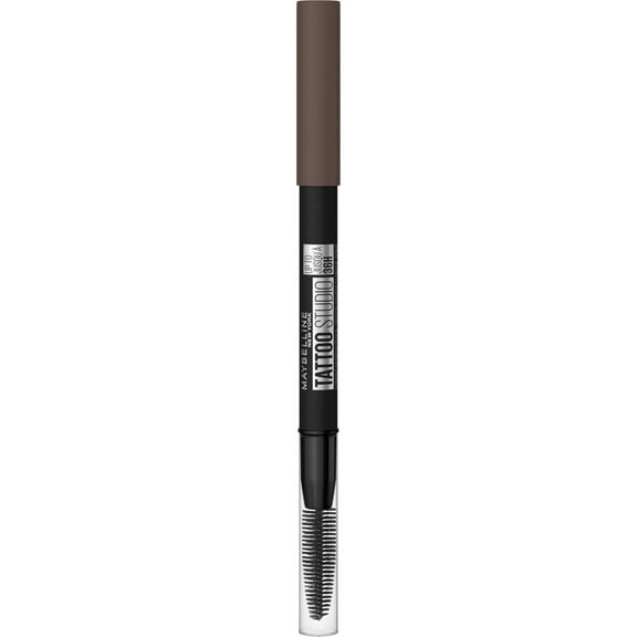 Maybelline Tattoo Studio 36HR Pigment Brow Pencil, Deep Brown
