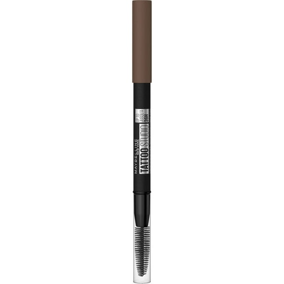 Maybelline Tattoo Studio 36HR Pigment Brow Pencil, Medium Brown