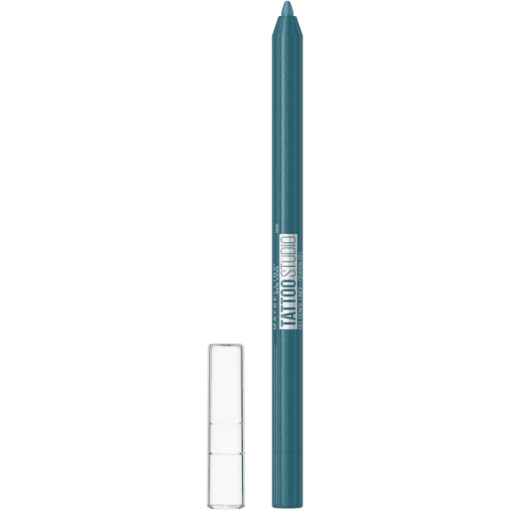 Maybelline Tattoo Studio Sharpenable Gel Pencil Waterproof Longwear Eyeliner, Blue Disco, 0.04 oz