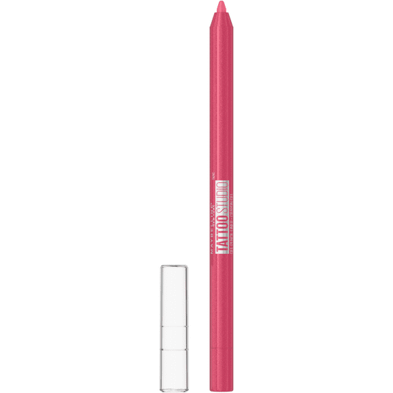Maybelline Tattoo Studio Sharpenable Gel Pencil Waterproof Longwear Eyeliner, Punchy Pink, 0.04 oz