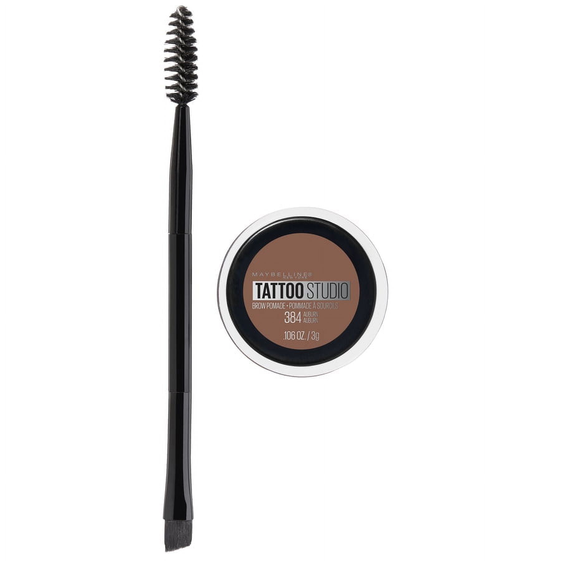 Maybelline Tattoo Studio Long Lasting Eyebrow Pomade, Auburn