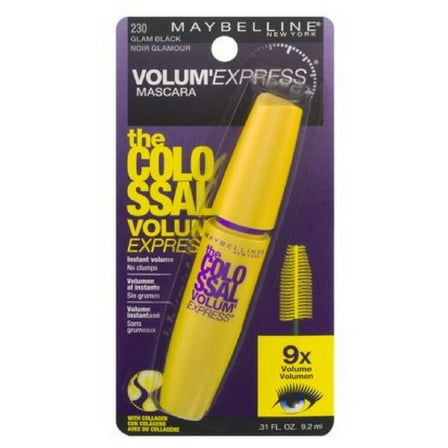 Maybelline The Colossal Volum' Express Mascara, Glam Black [230], 1 ea