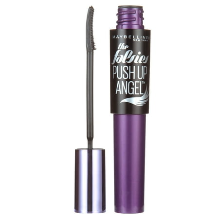 Maybelline The Falsies Push up Angel Washable Mascara, Blackest Black, 0.33 fl oz