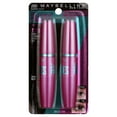 thumbnail interactive-video image 1 of Maybelline The Falsies Washable Mascara, Blackest Black, 2 Pack, 1 of 11