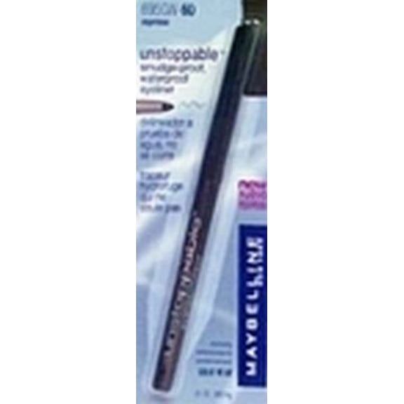 Maybelline Unstoppable Smudge-Proof Waterproof Eyeliner, Espresso 60, 0.01 Oz - 2 Ea, 2 Pack