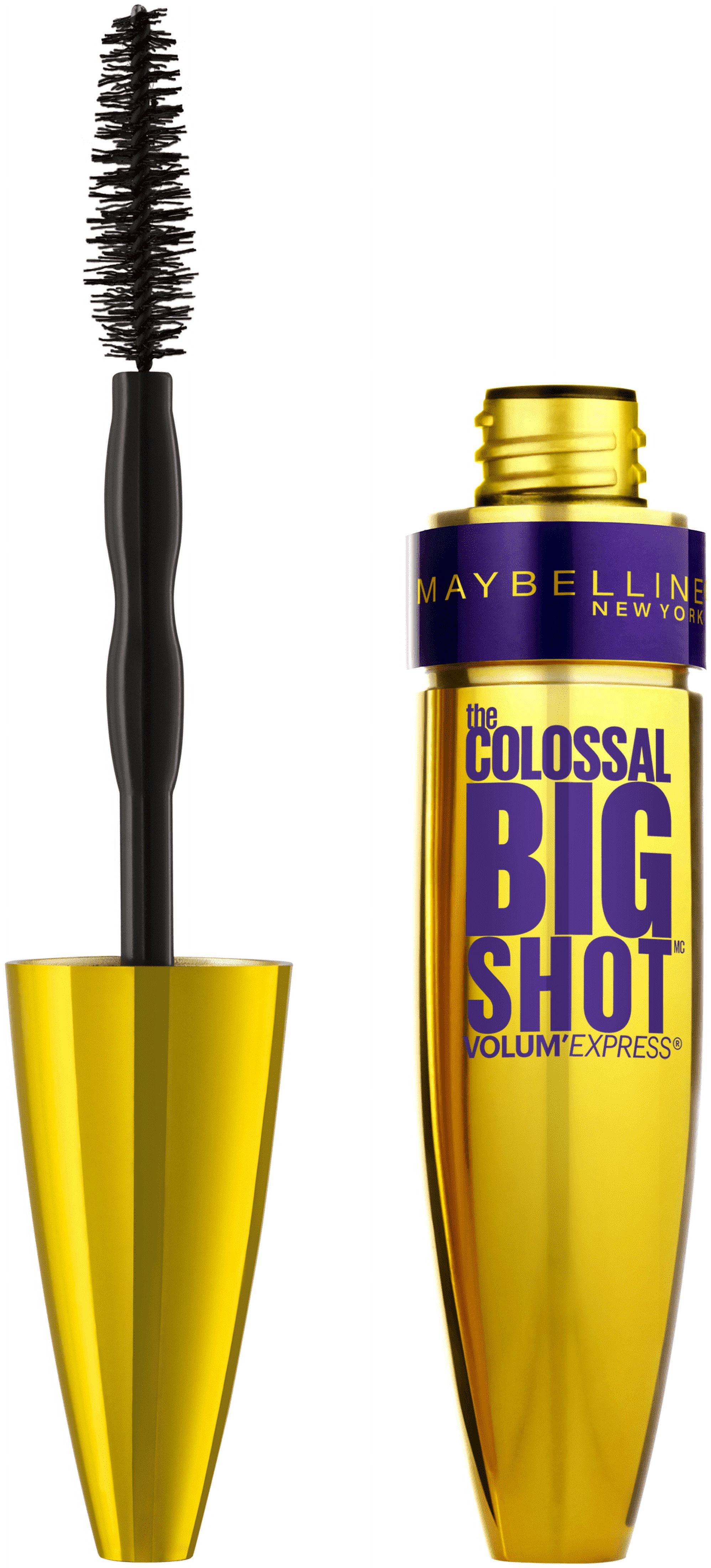 Maybelline Volum Express The Colossal Big Shot Washable Mascara, Very Black