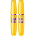 thumbnail image 1 of Maybelline Volum Express The Colossal Washable Mascara, Glam Black, 2 Pack, 1 of 14