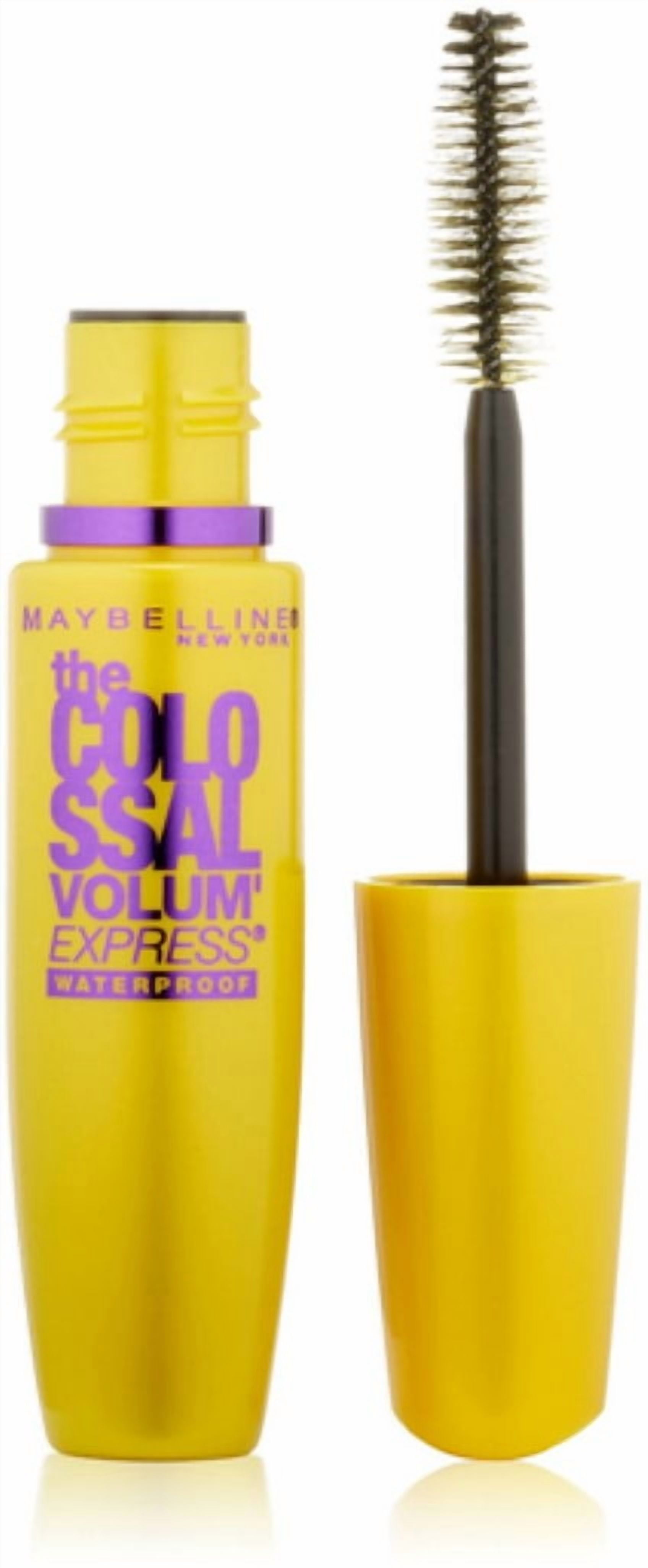 Maybelline Volum' Express The Colossal Waterproof Mascara, Classic Black [241] 0.27 oz (Pack of 2)