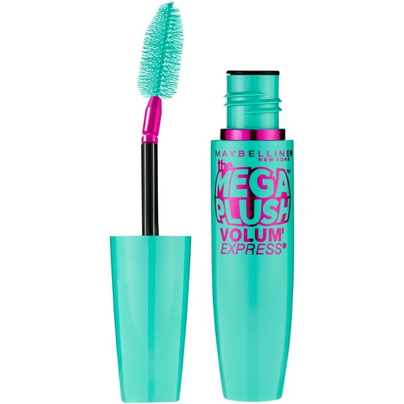 Maybelline Volum' Express The Mega Plush Washable Mascara, Very Black, 0.3 fl. oz.