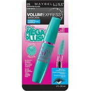 Maybelline Volum' Express The Mega Plush Waterproof Mascara, Brownish Black, 0.3 fl. oz.