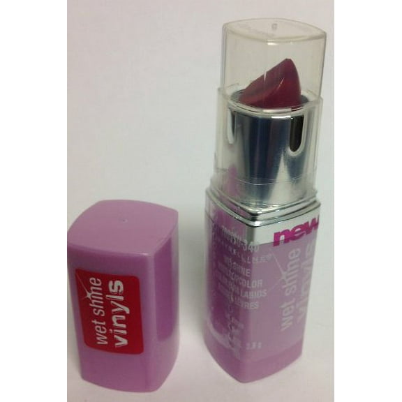 Maybelline Wet Shine Vinyls Lipcolor Lipstick (Luscious Violet) Full Size.