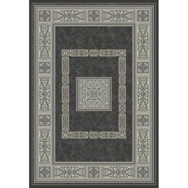 Mayberry Cambridge Ancient Empire Charcoal Area Rug