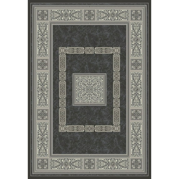 Mayberry Cambridge Ancient Empire Charcoal Area Rug