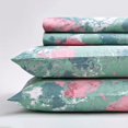 thumbnail image 1 of Mayberry Home 400 Thread Count Sateen Sheet Set 100% Organic Cotton-GOTS Certified Oeko TEX Certified - Fitted Sheet, Flat Sheet, 2 Pillowcases-Best Organic Sheet Set (Mayberry Burst, Queen), 1 of 5
