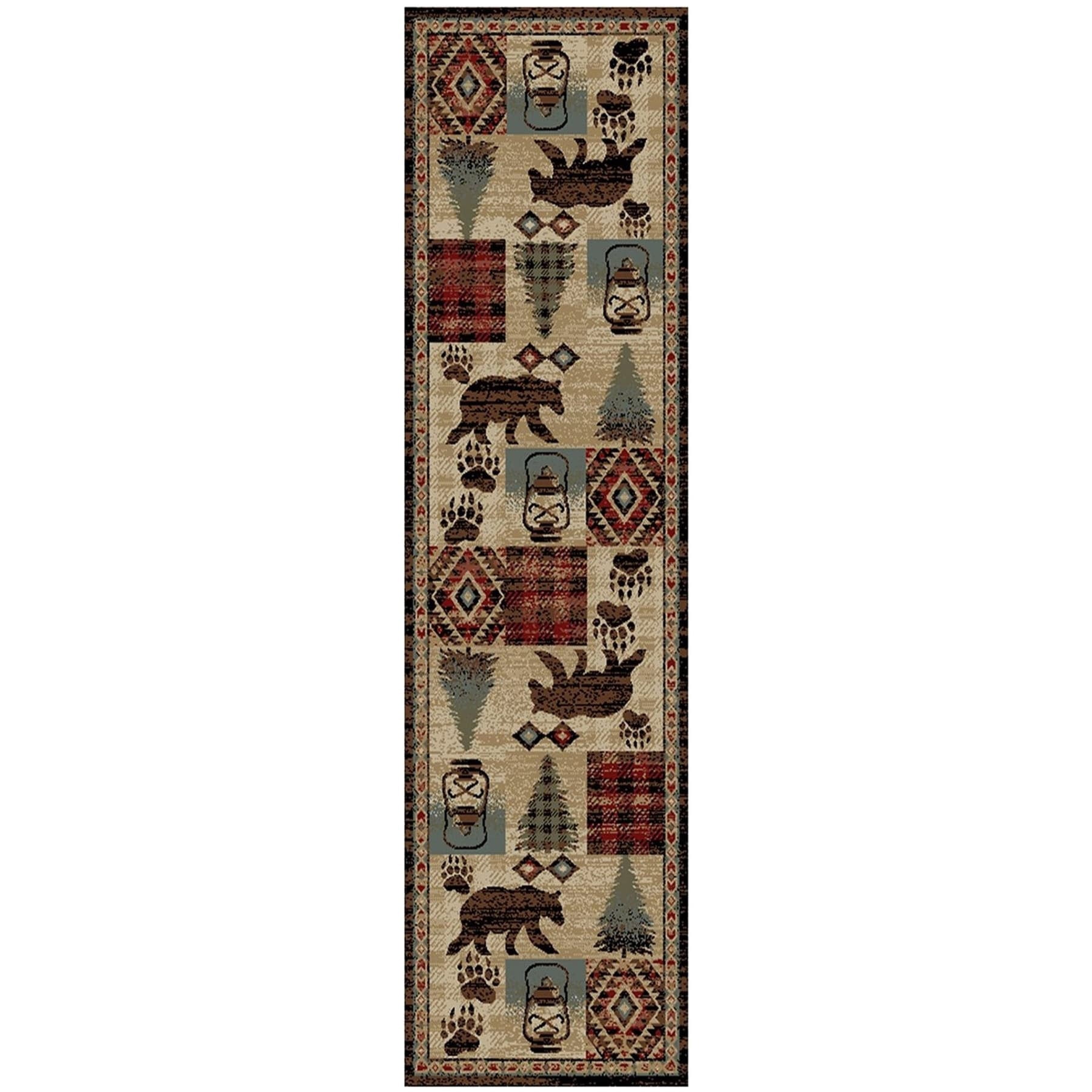Mayberry Rug Tree Stump Mayberry Rugs American Destination Lodge Panel Rug 2'3