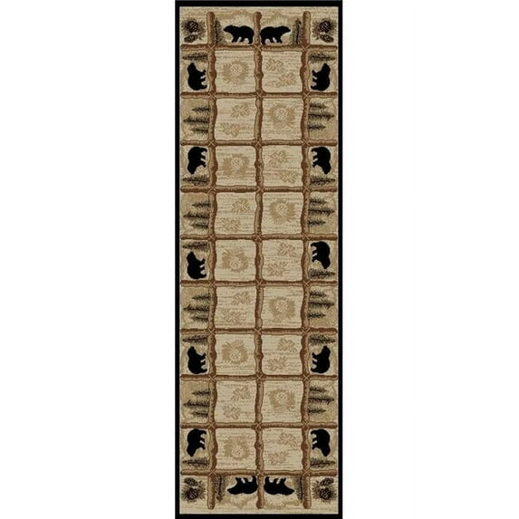 Mayberry Rug HS7472 2X8 2 ft. 3 in. x 7 ft. 7 in. Hearthside Toccoa Area Rug, Multi Color