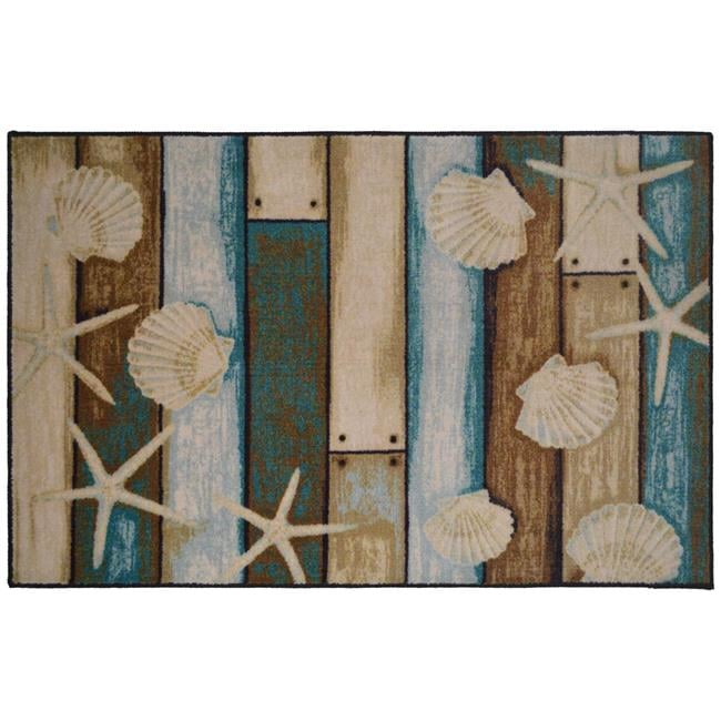 Mayberry Rug SEA10459 30X46 30 x 46 in. Seaside Sea Life Area Rug ...