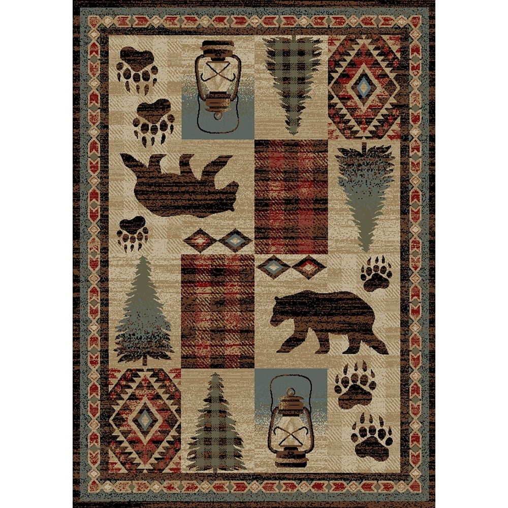 Mayberry Rugs American Destination Lodge Panel Rug 5'3