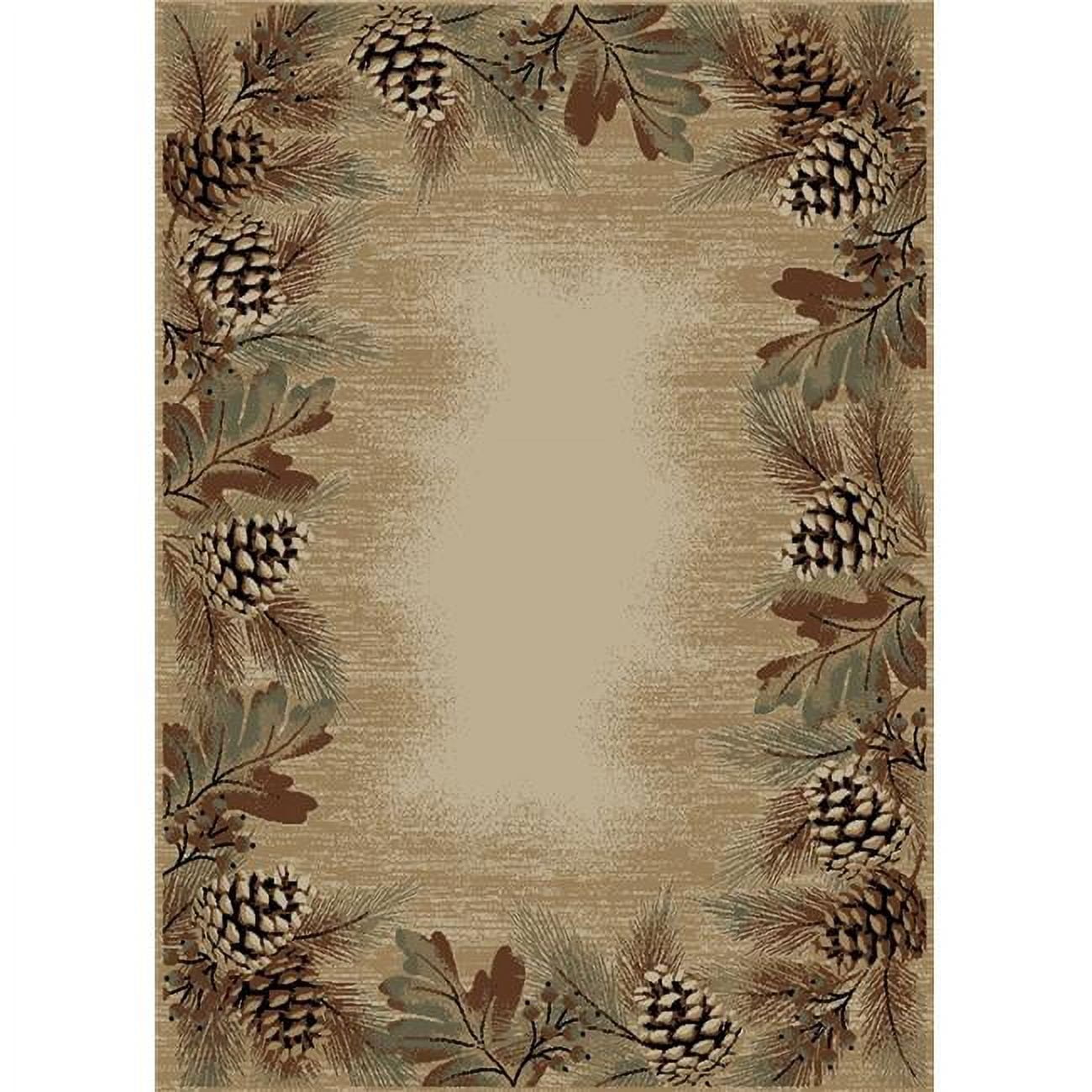Mayberry Rug Rustic Lodge 5 ft. 3 in. x 7 ft. 3 in. American ...