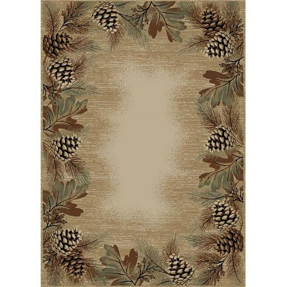 Mayberry Rug AD8841 5X8 5 ft. 3 in. x 7 ft. 3 in. American Destination Pembroke Pines Area Rug, Antique