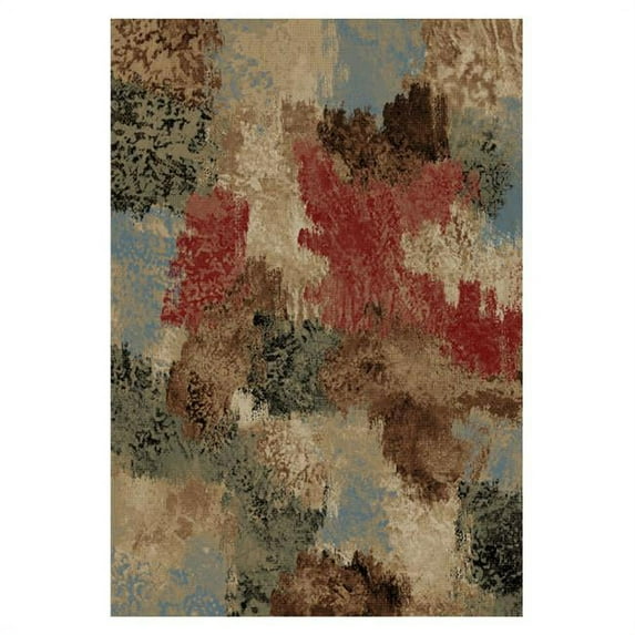 Mayberry Rug 5 ft. 3 in. x 7 ft. 3 in. City Plaza Area Rug - Multi Color
