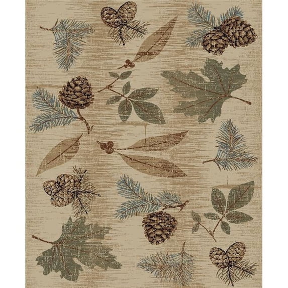 Mayberry Rug 5 ft. 3 in. x 7 ft. 3 in. Hearthside Autumn Area Rug - Multi Color