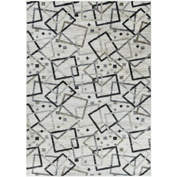 Mayberry Rug Augusta Town Square Multi Area Rug 7'10"x9'10 8' x 10'