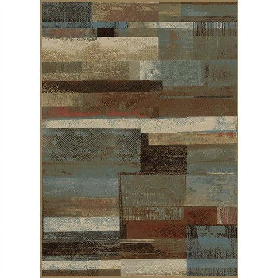 Mayberry Rug HS7731 8X10 7 ft. 10 in. x 9 ft. 10 in. Hearthside Scenic Vision Area Rug, Multi Color