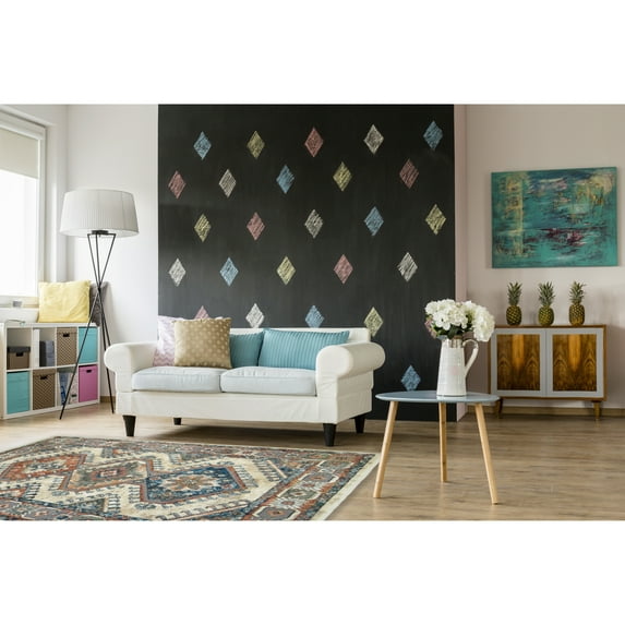 Mayberry Rug Mayberry Oxford Sahara Traditional Area Rug 7'8"x9'8" - Ivory