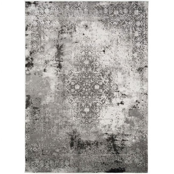 Mayberry Rug 9 ft. 3 in. x 12 ft. 6 in. Everest Olympia Area Rug - Gray