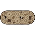 thumbnail image 1 of Mayberry Rug AD6402 2X5OV 2 ft. 2 in. x 5 ft. 3 in. Sandy Fork Oval Area Rug, Antique, 1 of 1