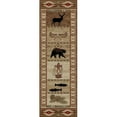 thumbnail image 1 of Mayberry Rug AD6798 2X8 2 ft. 3 in. x 7 ft. 7 in. American Destination River Camp Area Rug, Multi Color, 1 of 5