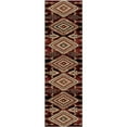 thumbnail image 1 of Mayberry Rug AD8989 2X8 2 ft. 3 in. x 7 ft. 7 in. American Destination Broken Bow Area Rug, Red, 1 of 3