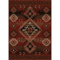 Mayberry Rug AD9450 2X4 2 x 4 ft. American Destination Phoenix Area Rug, Red