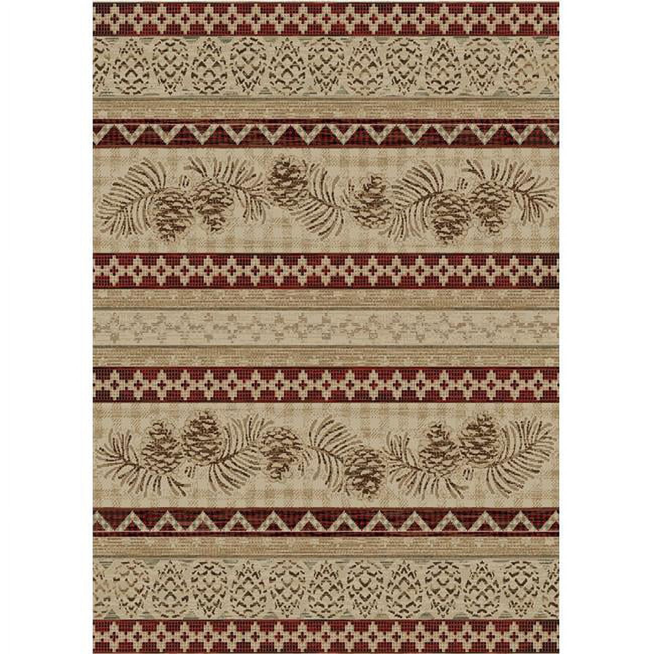 Mayberry Rug Tree Stump Mayberry Rug 8'x10' American Destination Pineview Antique Area Rug, 100 ...