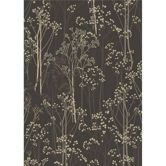 Mayberry Rug AU8608 5X8 5 ft. 3 in. x 7 ft. 3 in. Augusta Aspen Area Rug, Brown