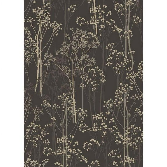 Mayberry Rug AU8608 5X8 5 ft. 3 in. x 7 ft. 3 in. Augusta Aspen Area Rug, Brown