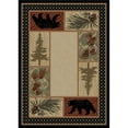 thumbnail image 1 of Mayberry Rug American Destination Cades Cove Lodge Area Rug 3'11" x 5'3" 4' x 6' Rectangle, 1 of 5