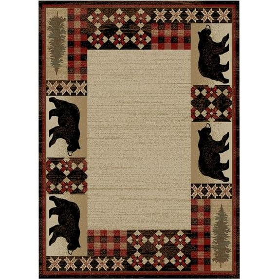Mayberry Rug American Destination Edgewood Multi Area Rug 7'10"x9'10"