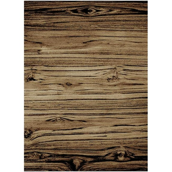 Mayberry Rug American Destination Lumberton Brown Lodge Area Rug 2'3"x3'3"