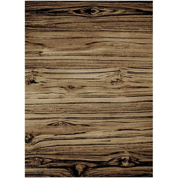 Mayberry Rug American Destination Lumberton Brown Lodge Area Rug 2'3"x3'3"