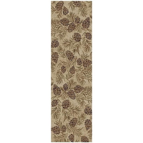 Mayberry Rug American Destination Pine Grove Antique Lodge Area Rug 2'3"x7'7" 8' Runner