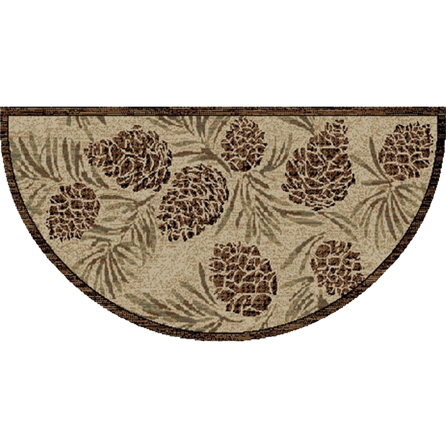 Mayberry Rug Tree Stump Mayberry Rug American Destination Pine Grove Antique Lodge Area Rug 2 ...