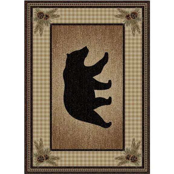 Mayberry Rug American Destination Townsend Brown Lodge Area Rug 2'3"x3'3"