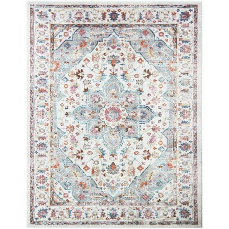 Mayberry Rug Barcelona Catalina Ivory 5'3"x7'3" 5' x 8'