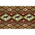 thumbnail image 1 of Mayberry Rug CC10518 30X46 30 x 46 in. Cozy Cabin Yukon Printed Nylon Kitchen Mat & Rug, Red, 1 of 5
